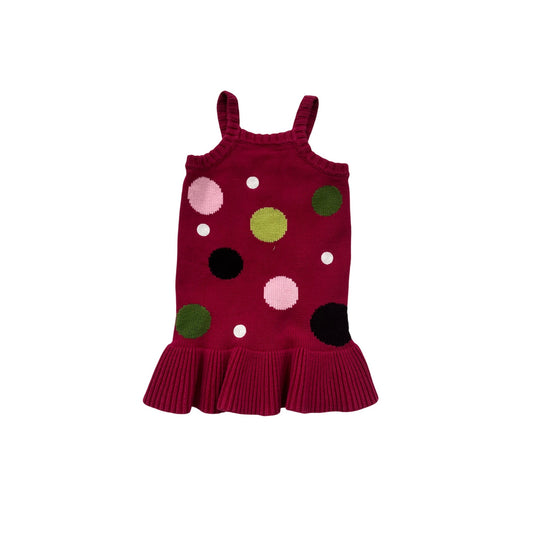 Gymboree Girls Polka Dot Knit Dress Size 3 #8384