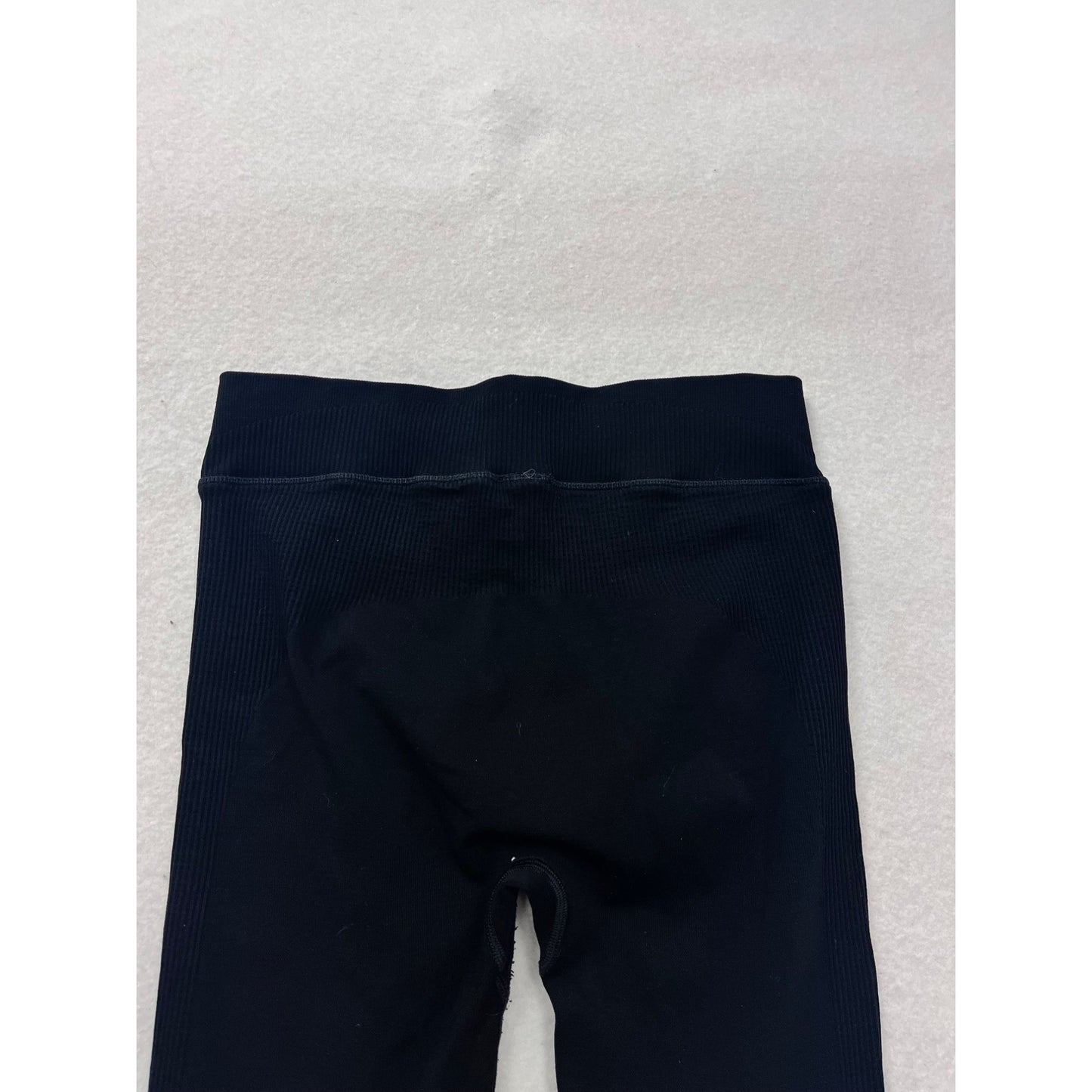 Lululemon Womens Black Ribbed Leggings Size 10 #8407