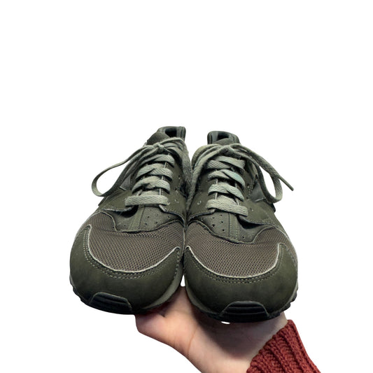 Nike Air Huarache Olive Green Athletic Sneakers Size 8 336B
