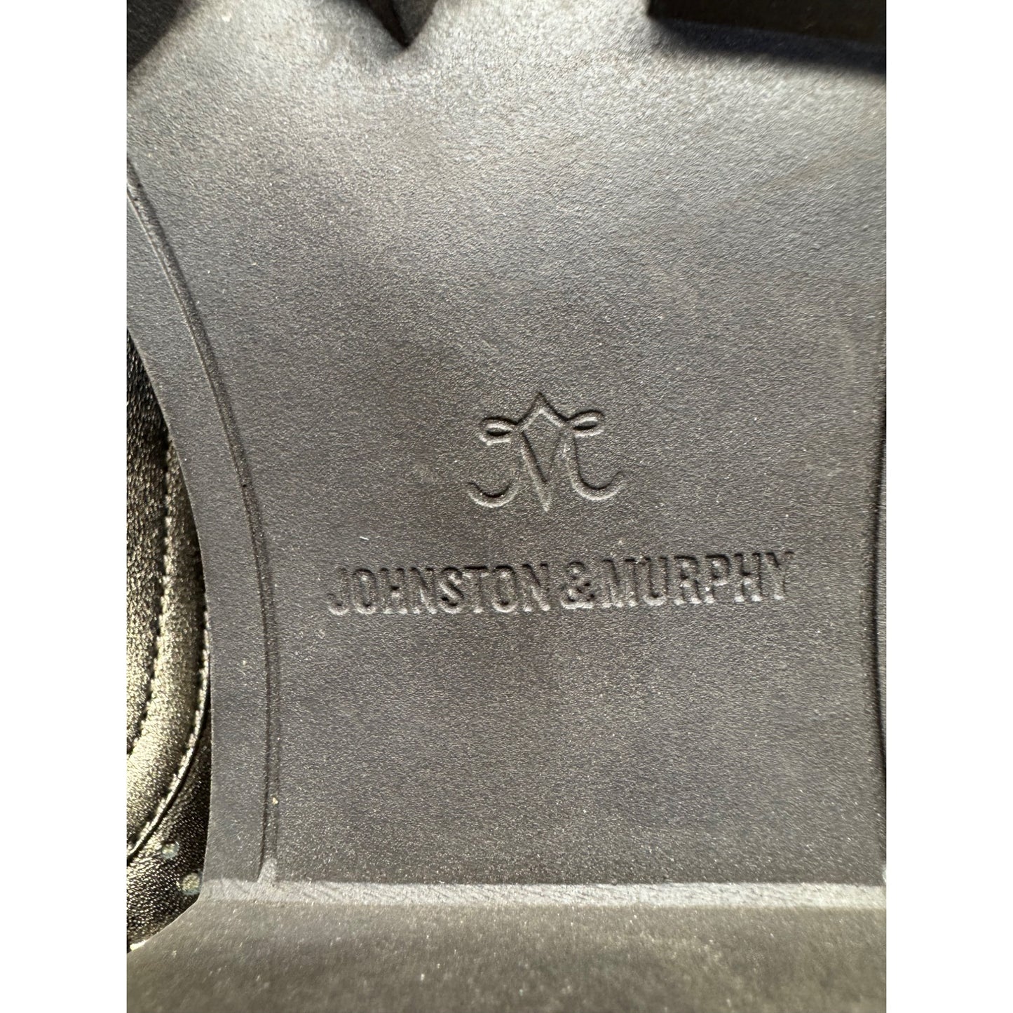 Johnston & Murphy Metallic Oxford Shoes Lace-Up Leather Sole Lugged Size 8 #11B