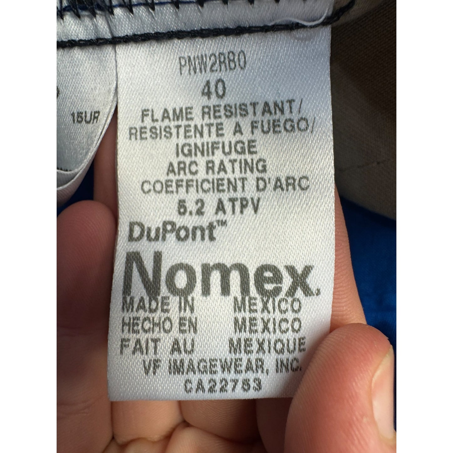 Men’s Bulwark Nomex Pants#5539