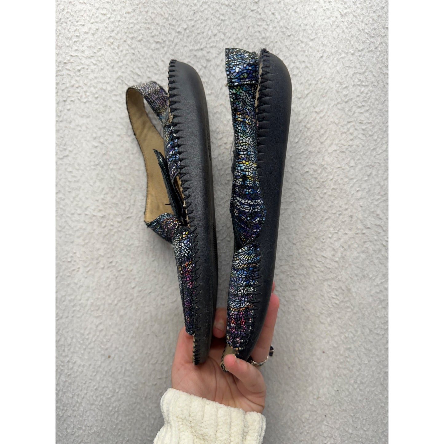 Colorful Handmade Leather Sandals With Textured Soles & Adjustable Straps #9828