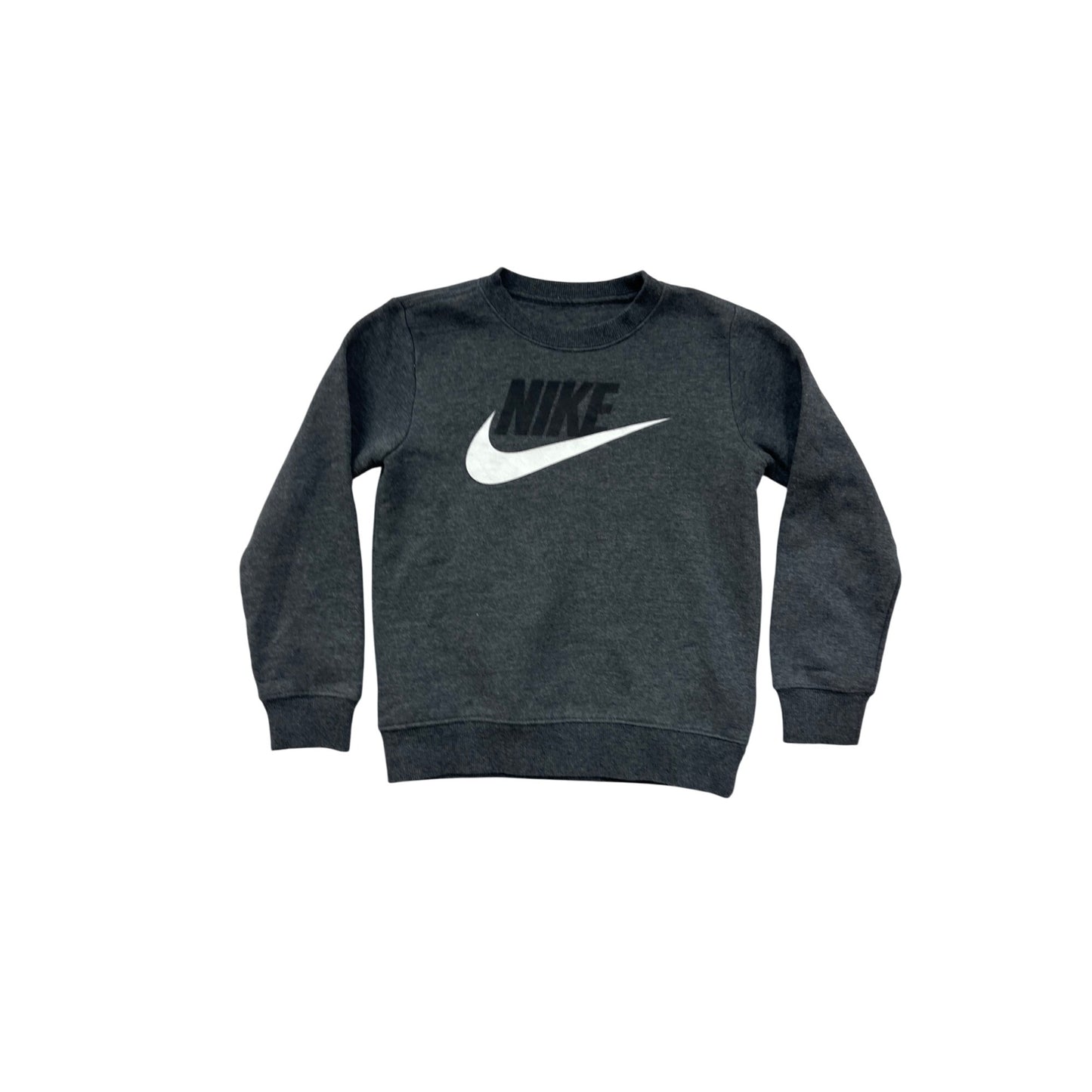 Nike Logo Sweatshirt Gray Size 7 #8758