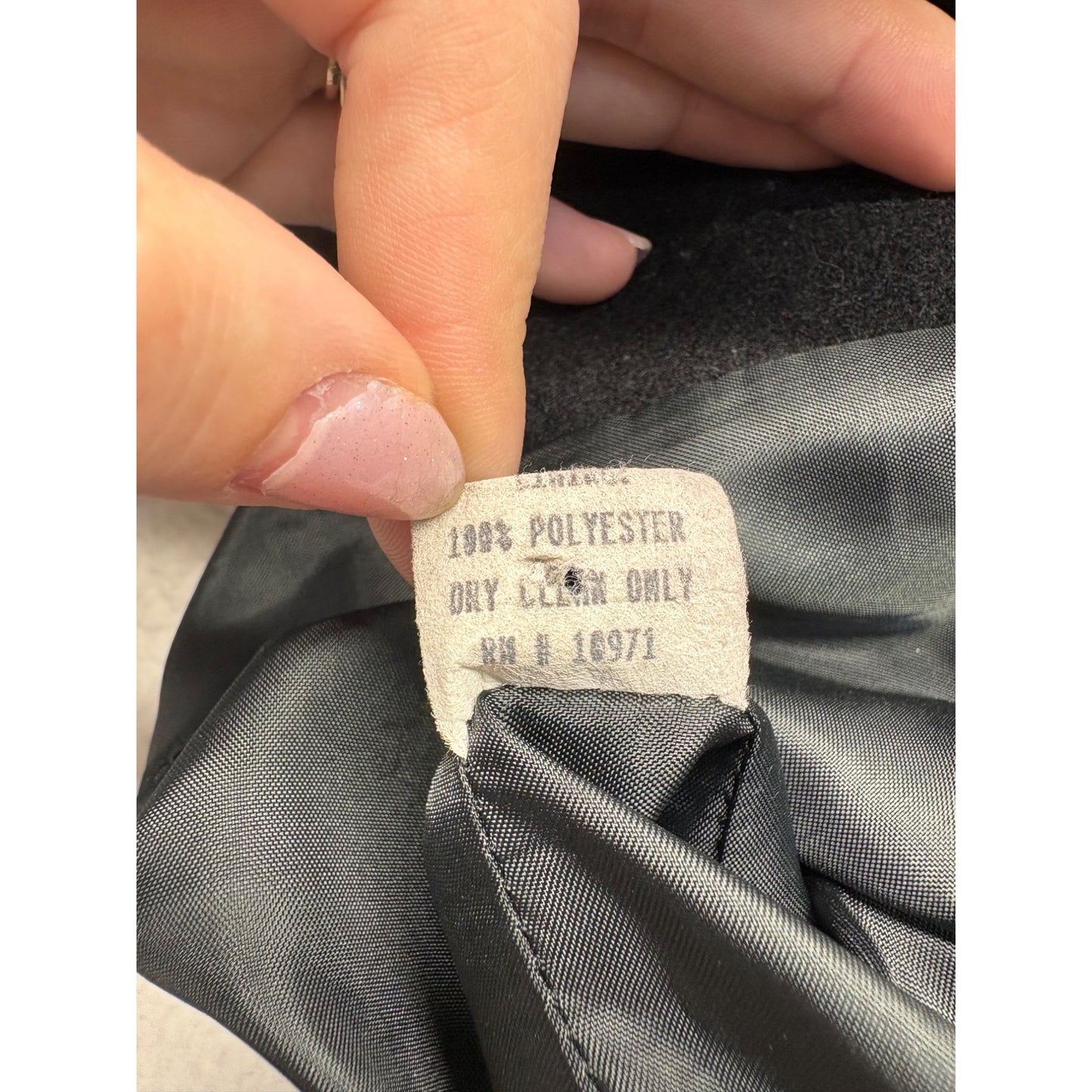 Braebrook Black Cropped Wool Jacket With Gold Zippers Womens Size S #7726