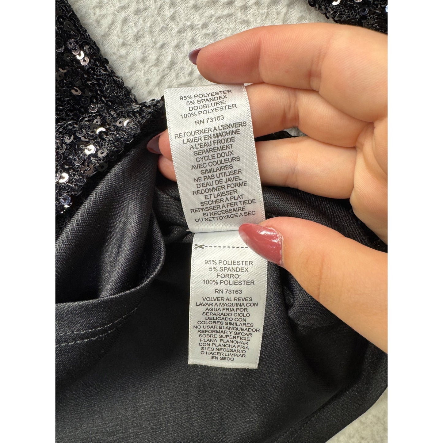 Cable & Gauge Sequin Bell Sleeve Top S/P #9037