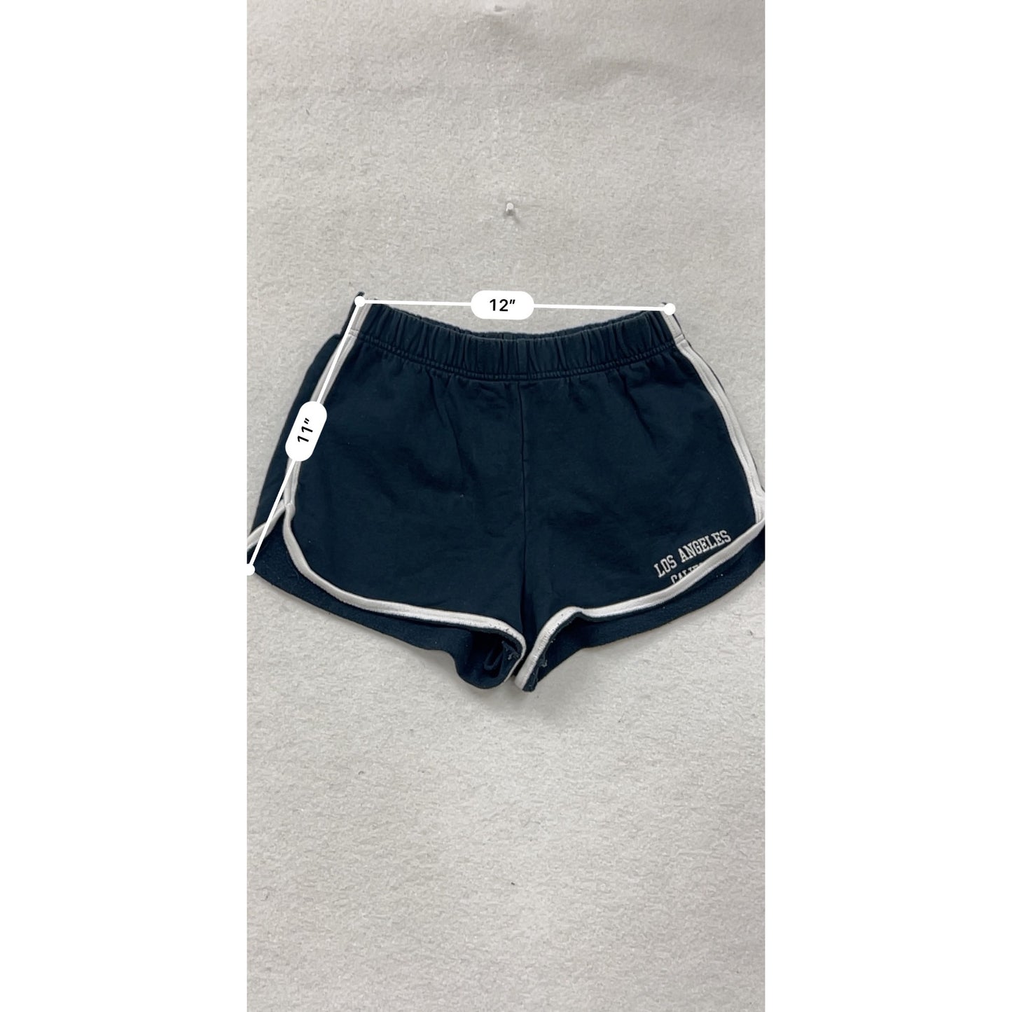 Brandy Melville Los Angeles California Black Shorts #8305