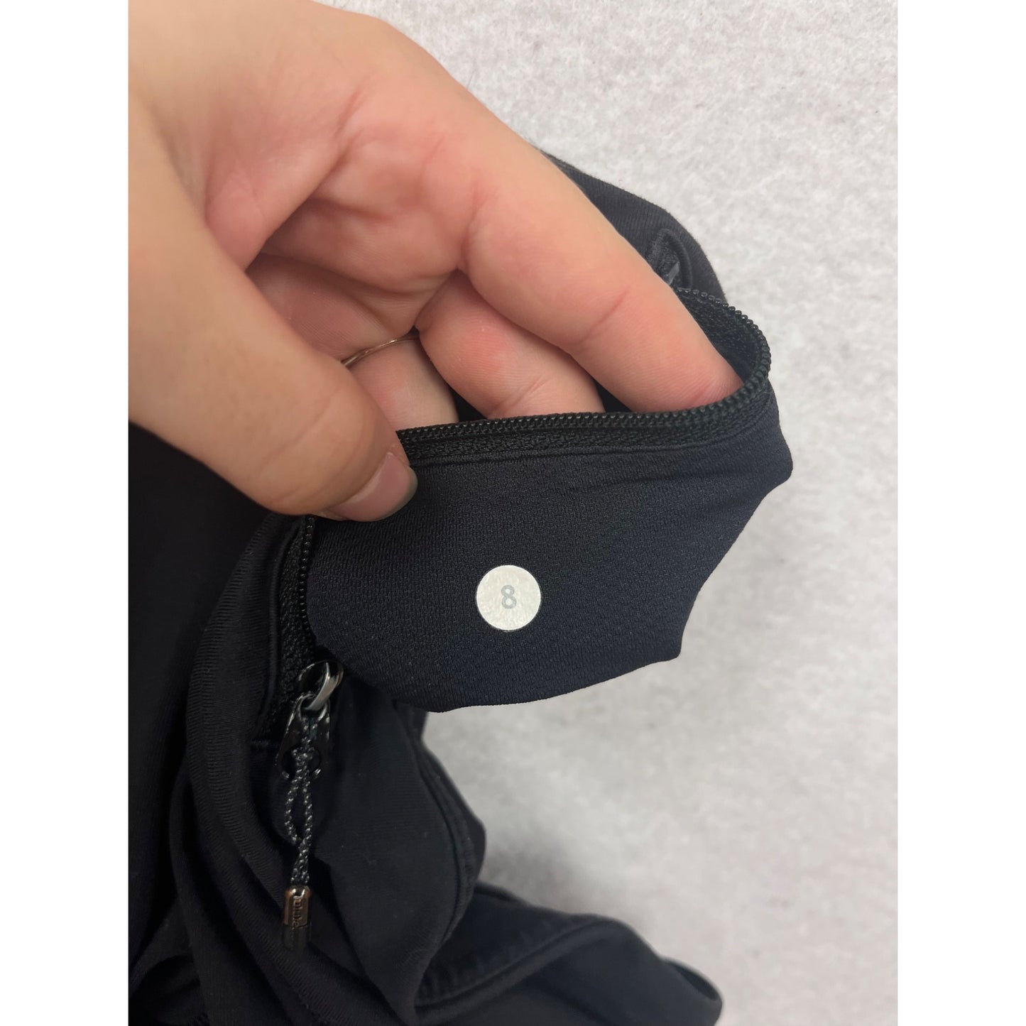 Lululemon Black Cropped Leggings Size 8 #702A