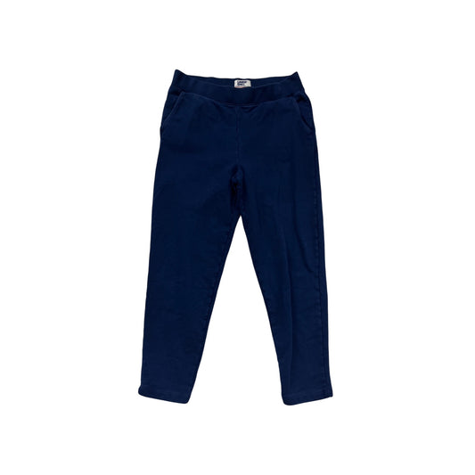 Lands End Kids Serious Sweats Elastic Waist Pull-On Pants Navy S #634A