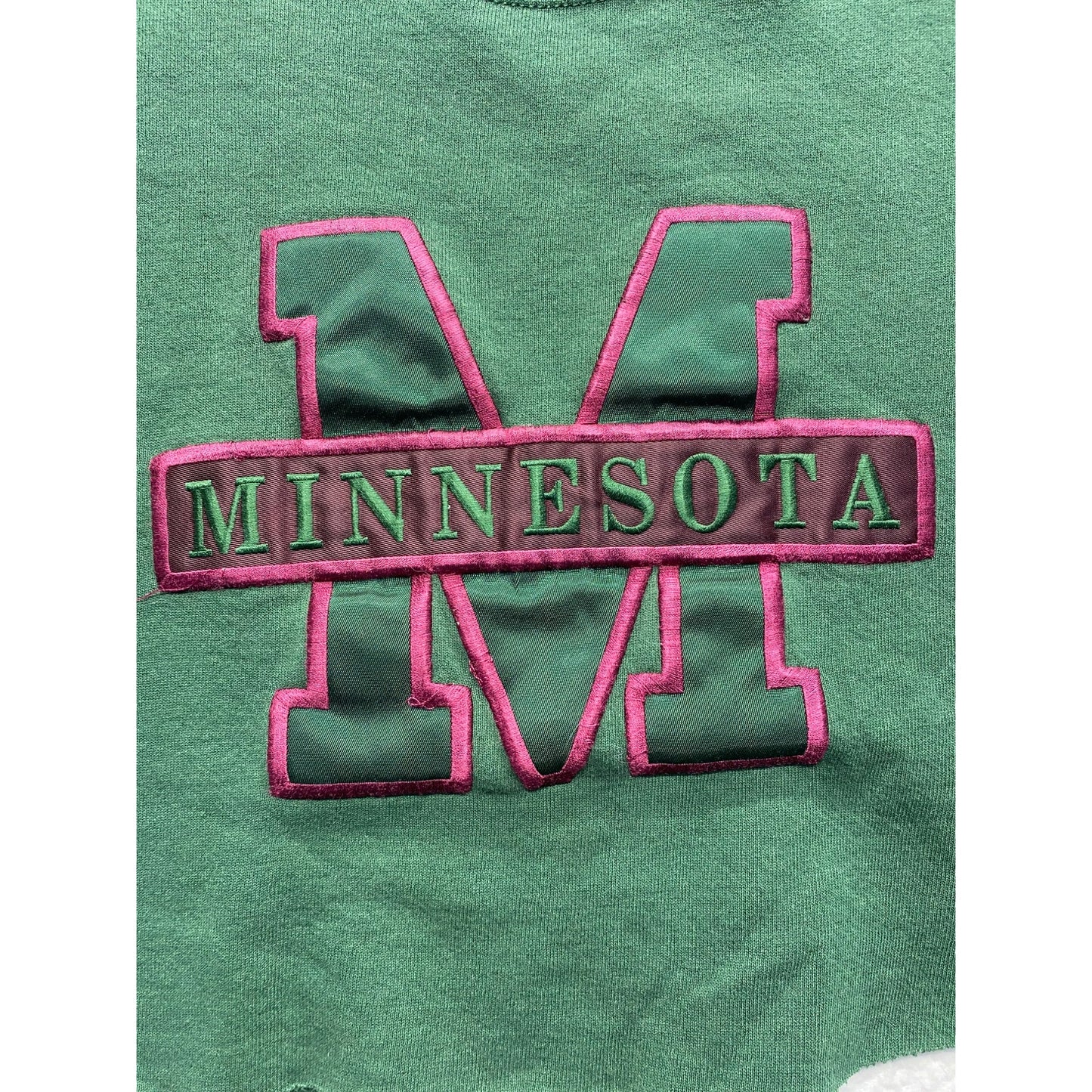 Vintage Minnesota Cropped Sweatshirt #5255