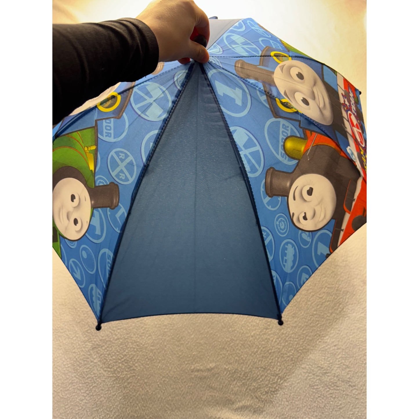 Thomas & Friends Kids Umbrella With Train Handle & Steam Team Print #9383