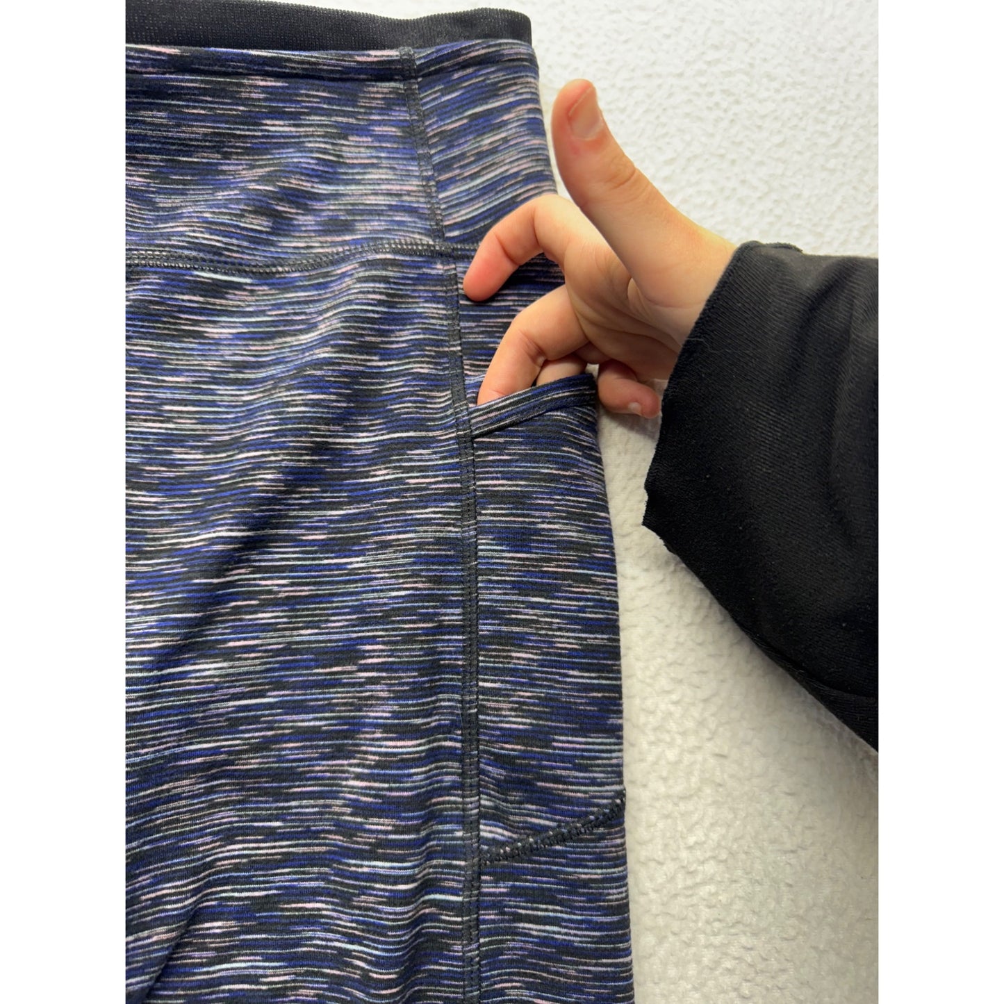 Kyodan Thermal Athletic Leggings Small Size With Side Pockets #9152