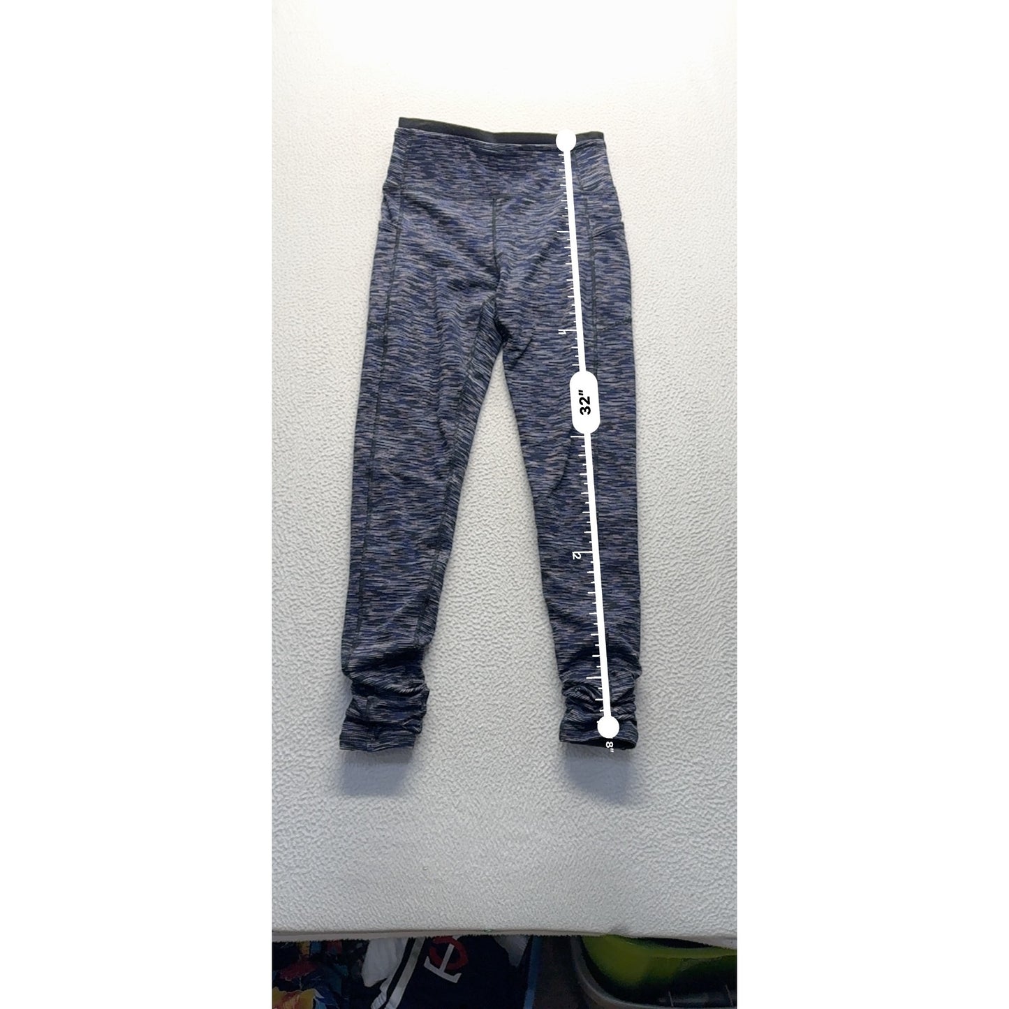 Kyodan Thermal Athletic Leggings Small Size With Side Pockets #9152