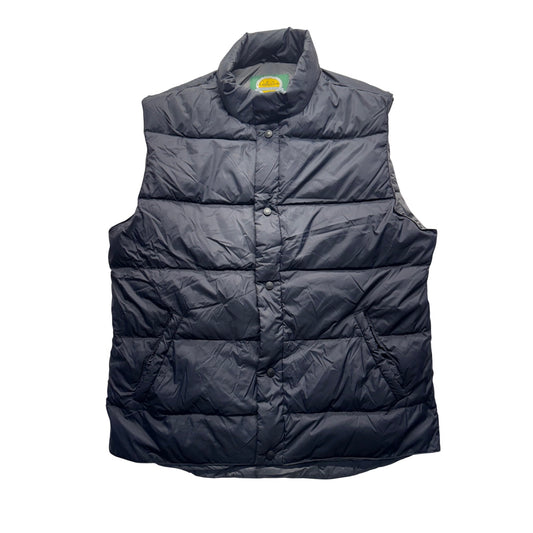 Cabelas Premier Northern Goose Down Navy Puffer Vest Tall L #9506