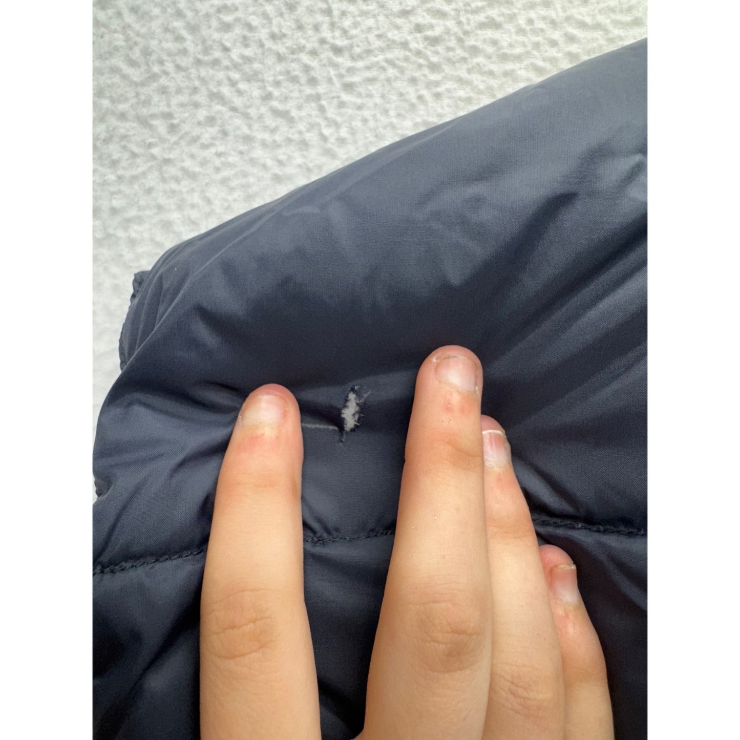 Cabelas Premier Northern Goose Down Navy Puffer Vest Tall L #9506