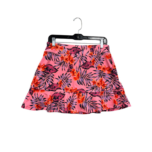 Tommy Bahama Golf Skort Pink Floral Tropical Print Size M #132A