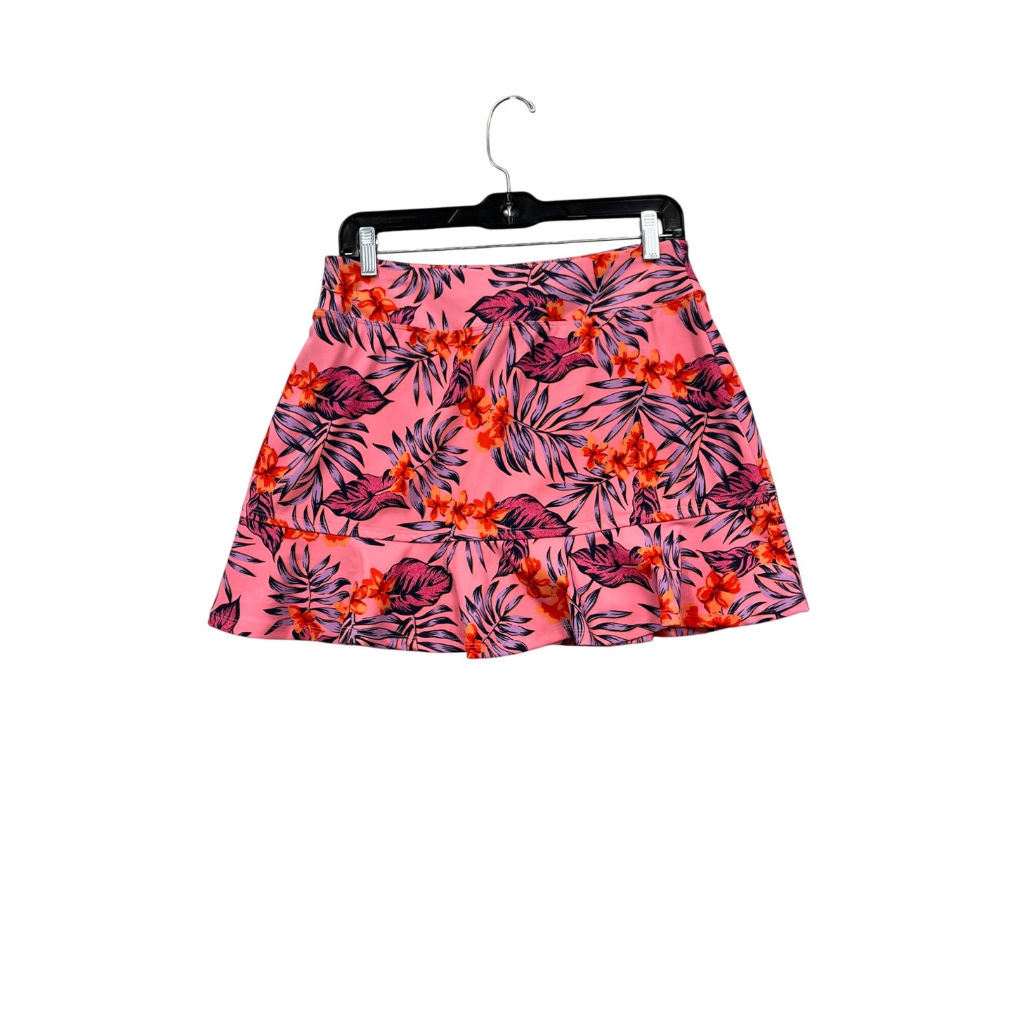 Tommy Bahama Golf Skort Pink Floral Tropical Print Size M #132A