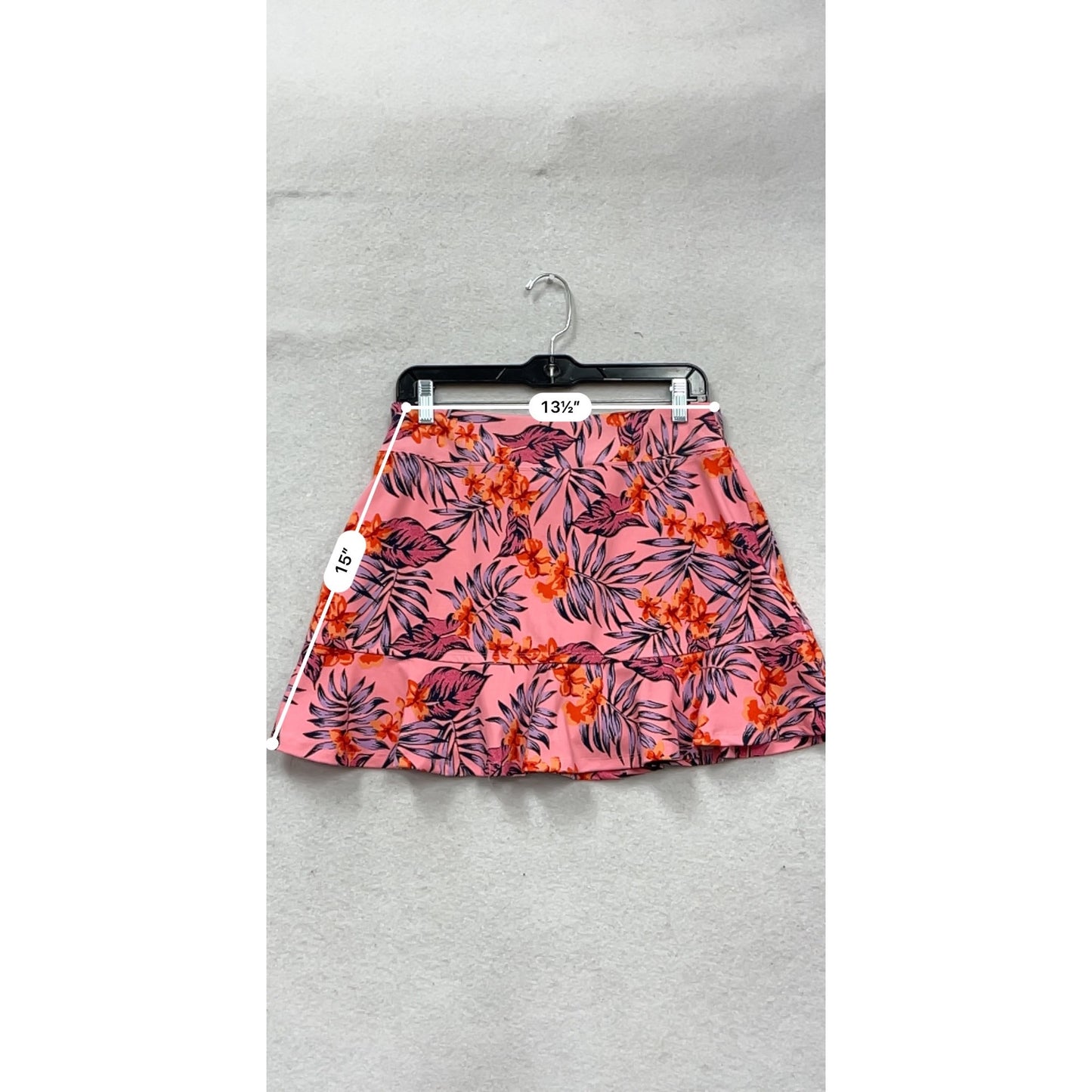 Tommy Bahama Golf Skort Pink Floral Tropical Print Size M #132A