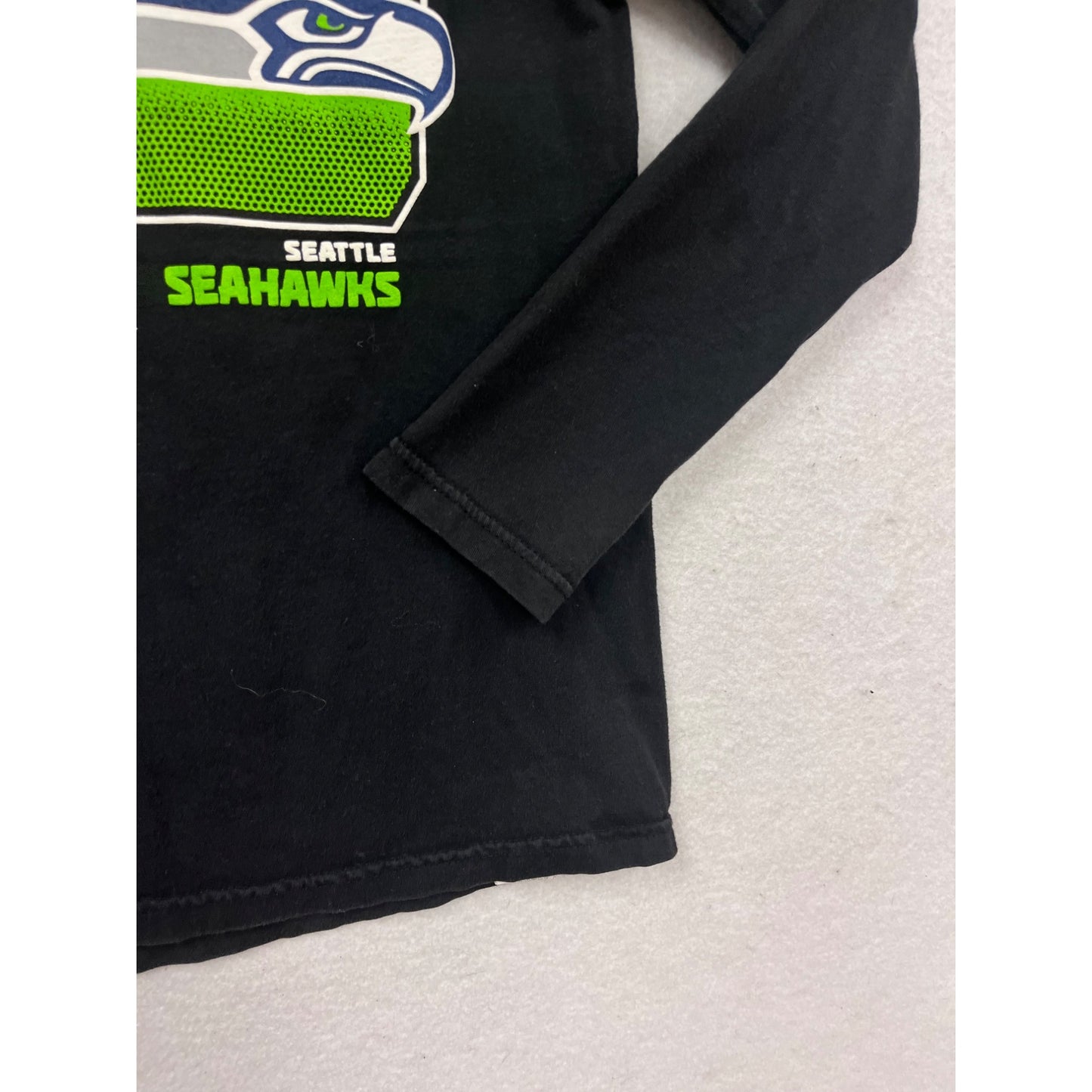 NFL Super Bowl XLIX Patriots vs Seahawks Long Sleeve T-Shirt #376A