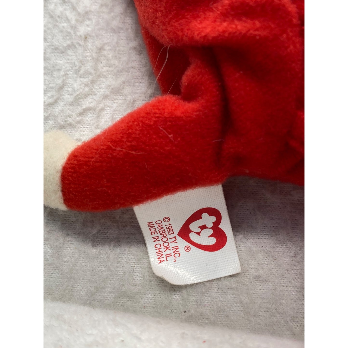 Ty Beanie Babies Vintage Original And Mini Snort The Red Bull Plush #7393