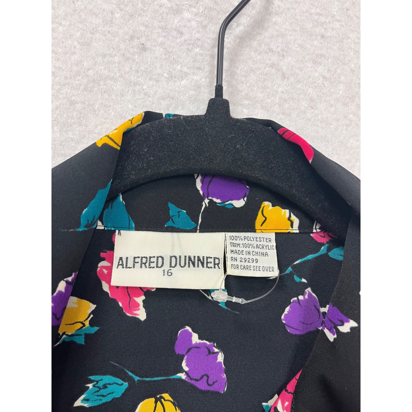 Alfred Dunner Size 16 Floral Blouse #778A