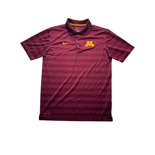 Nike University Of Minnesota Polo Size M #9062