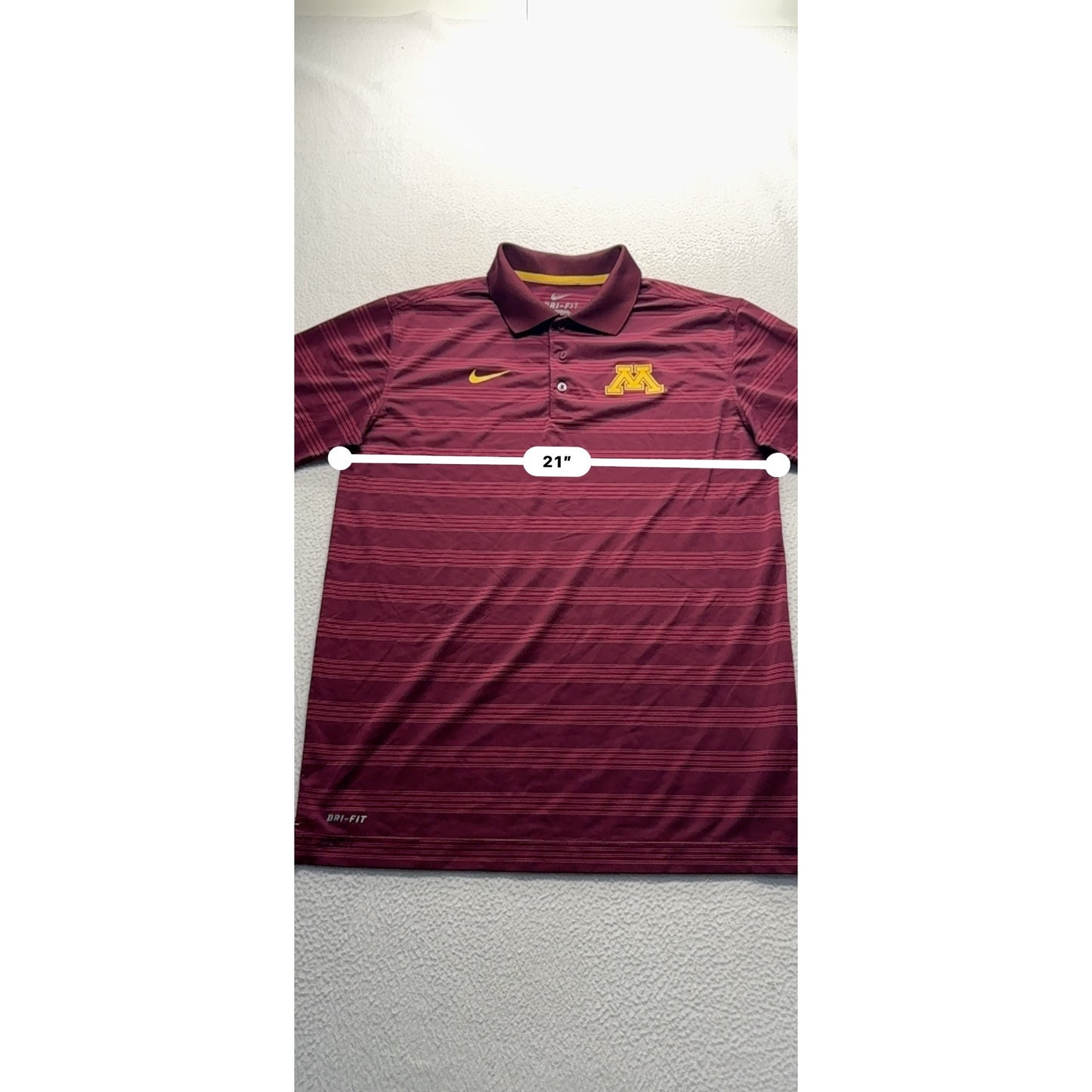 Nike University Of Minnesota Polo Size M #9062
