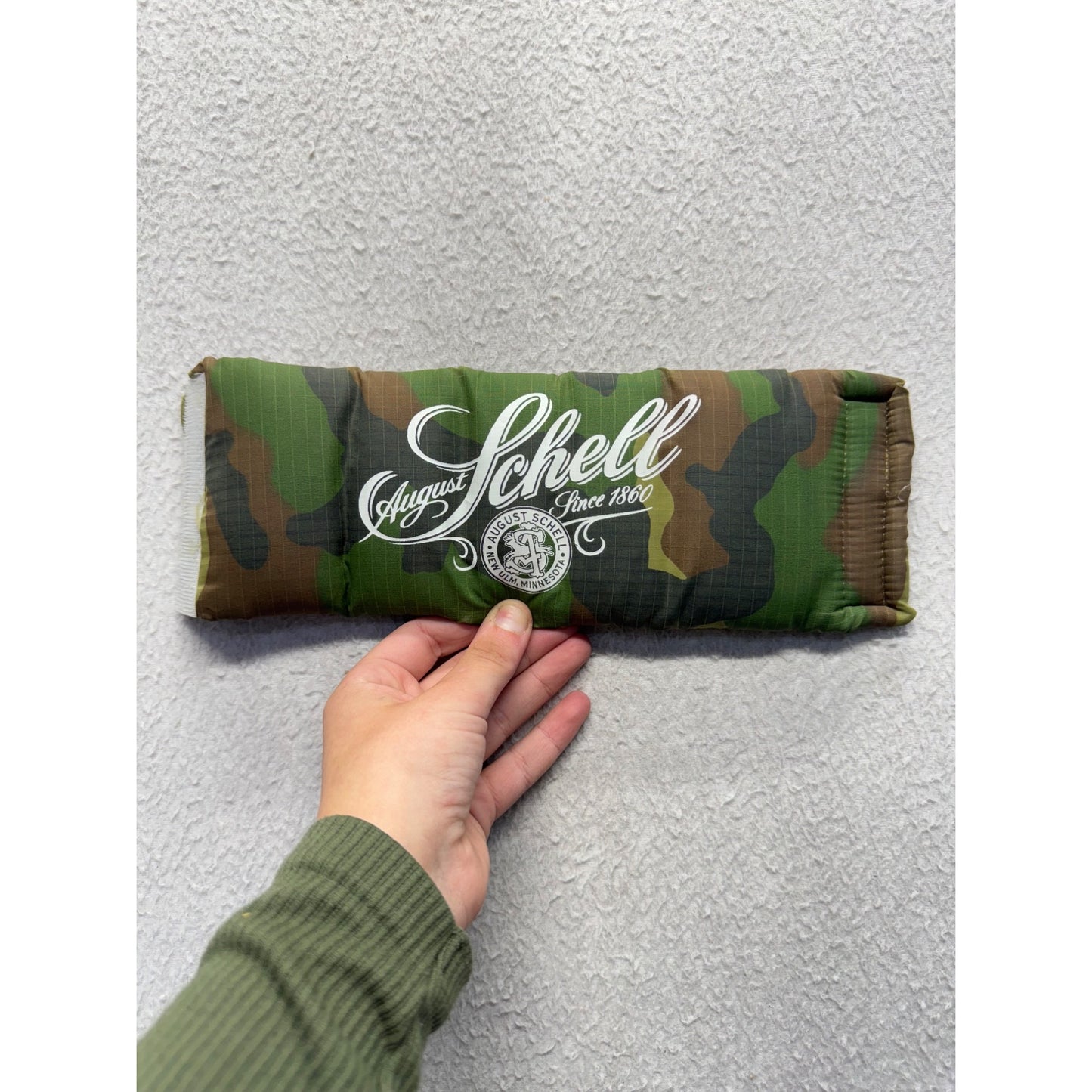 August Schell Brewery Camouflage Packable Lightweight Outdoor Blanket #121B