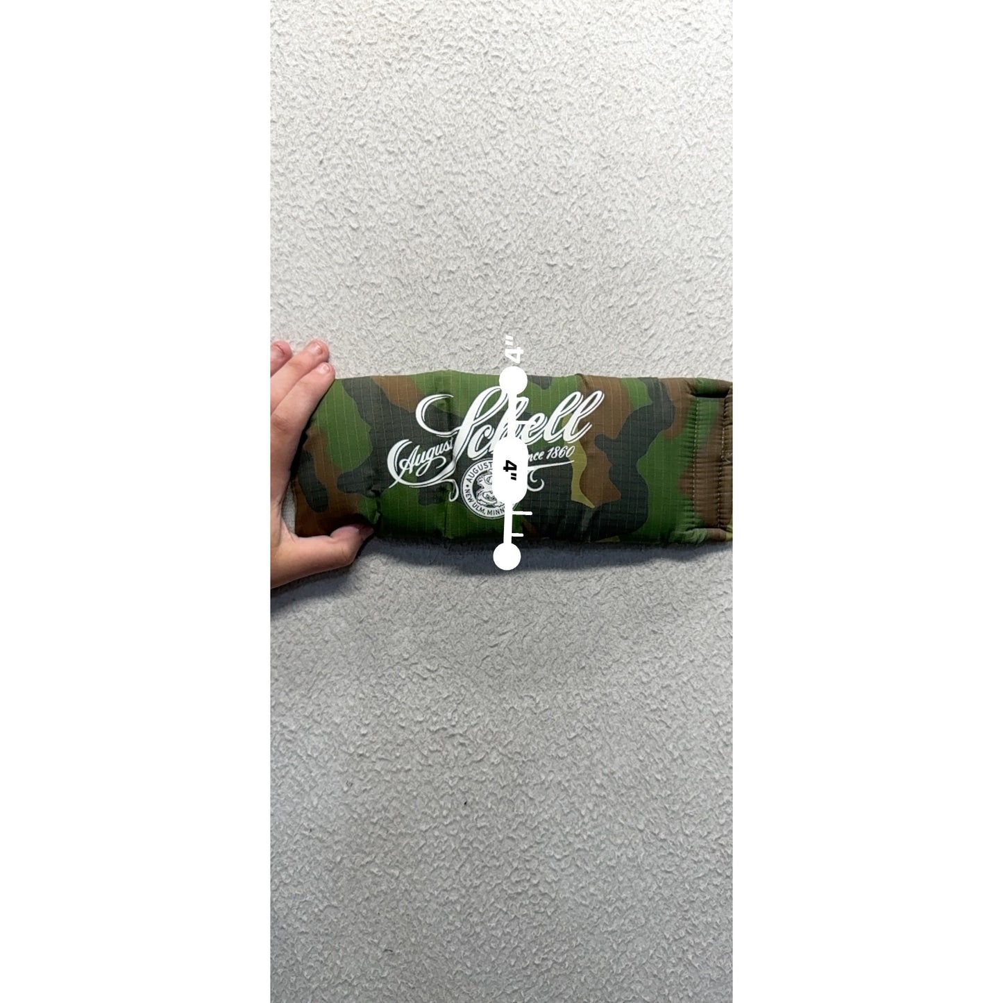August Schell Brewery Camouflage Packable Lightweight Outdoor Blanket #121B