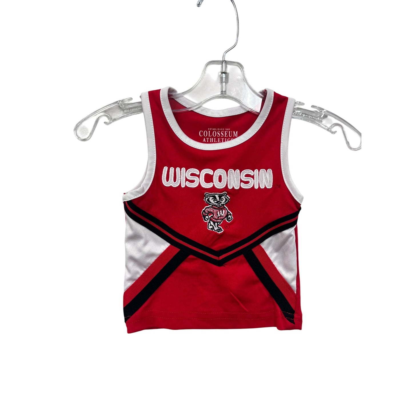 Wisconsin Badgers Toddler Cheerleader Tank Top #8496