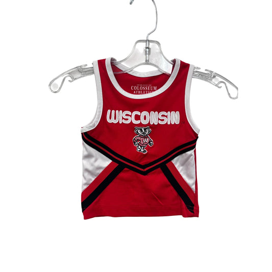 Wisconsin Badgers Toddler Cheerleader Tank Top #8496