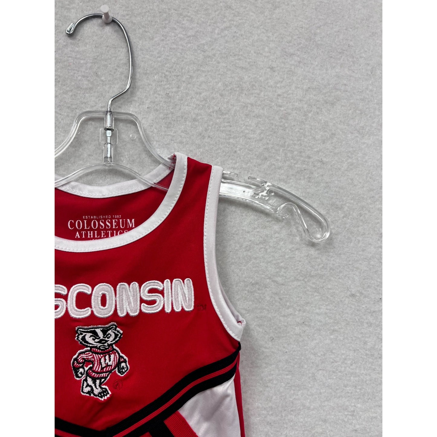 Wisconsin Badgers Toddler Cheerleader Tank Top #8496