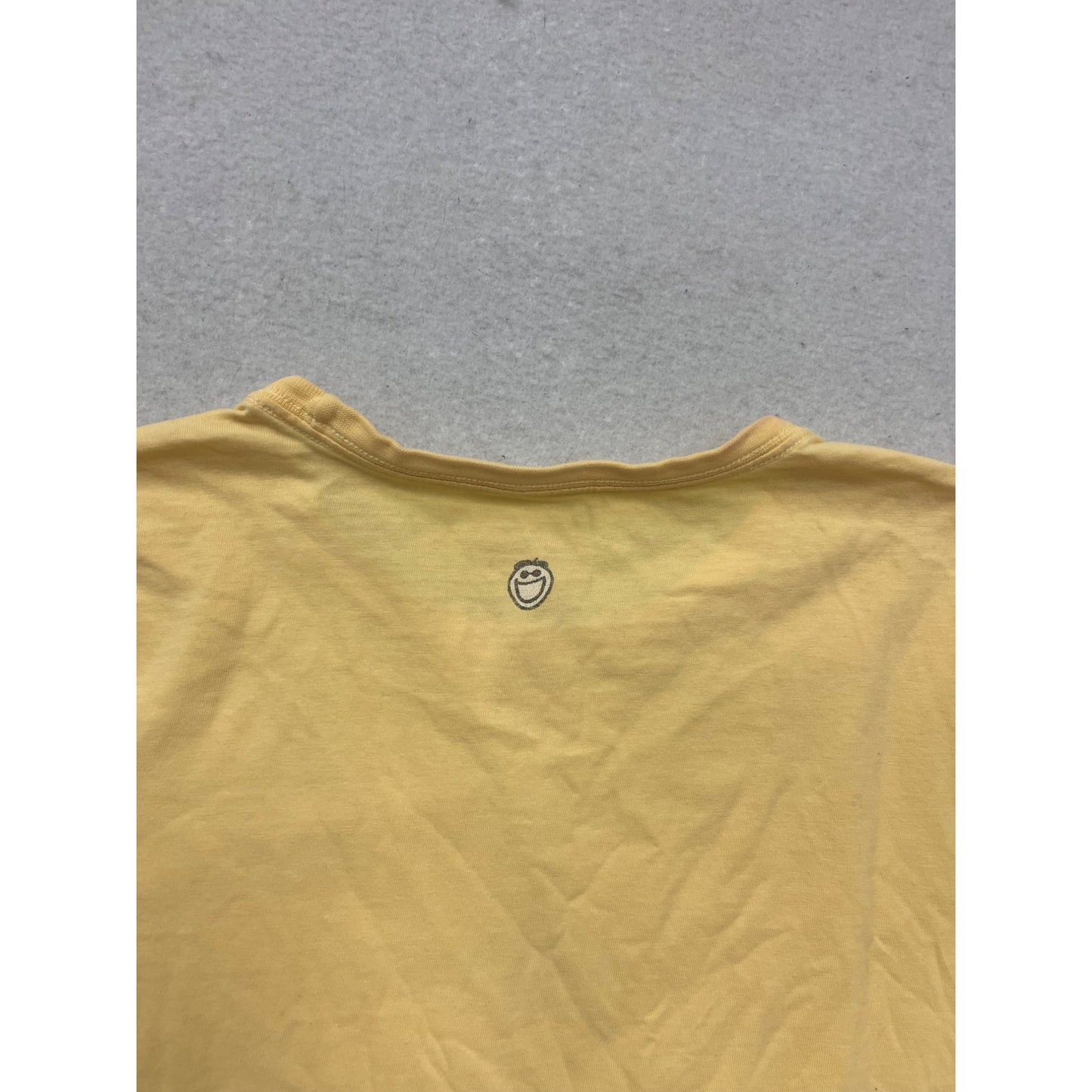 Life Is Good Yellow "Woman Driver" Graphic T-Shirt M #371A