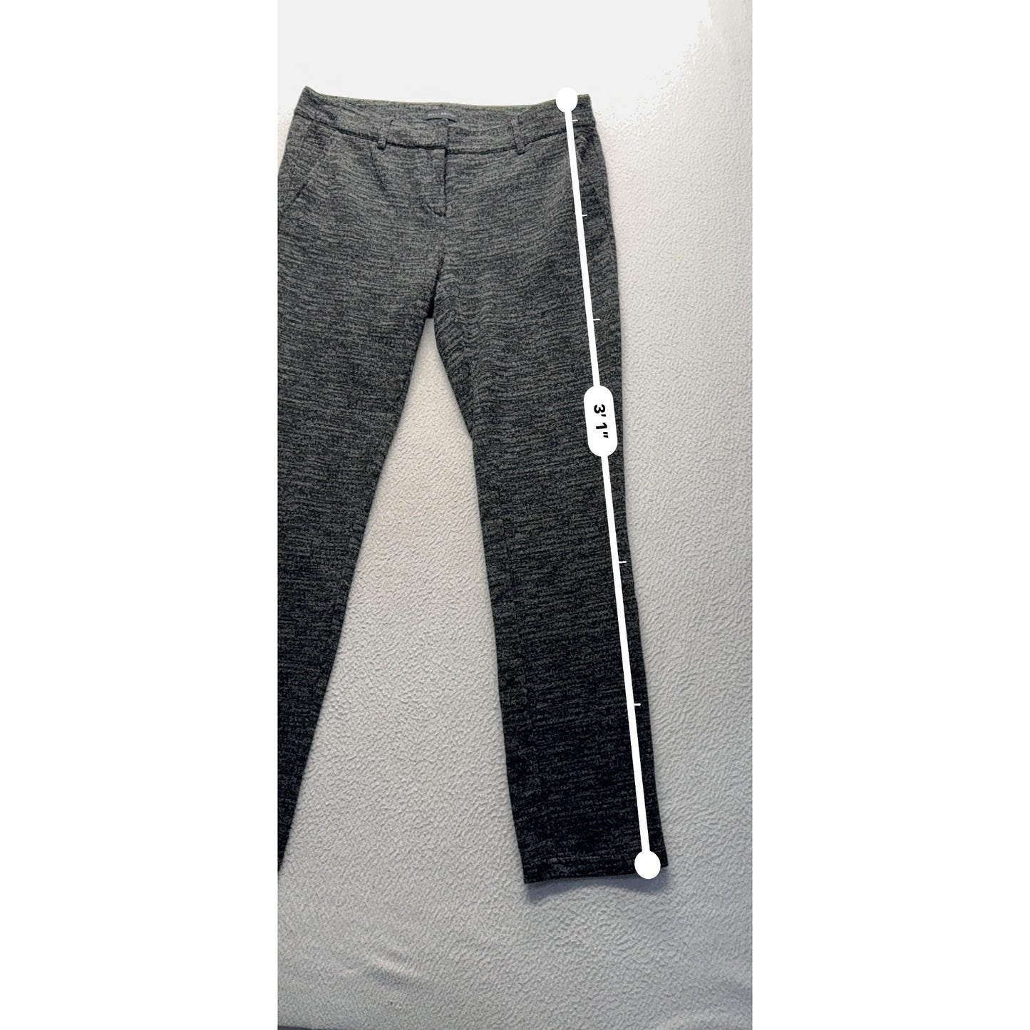 Willi Smith Size 6 Gray Slim-Fit Stretch Trousers 445B