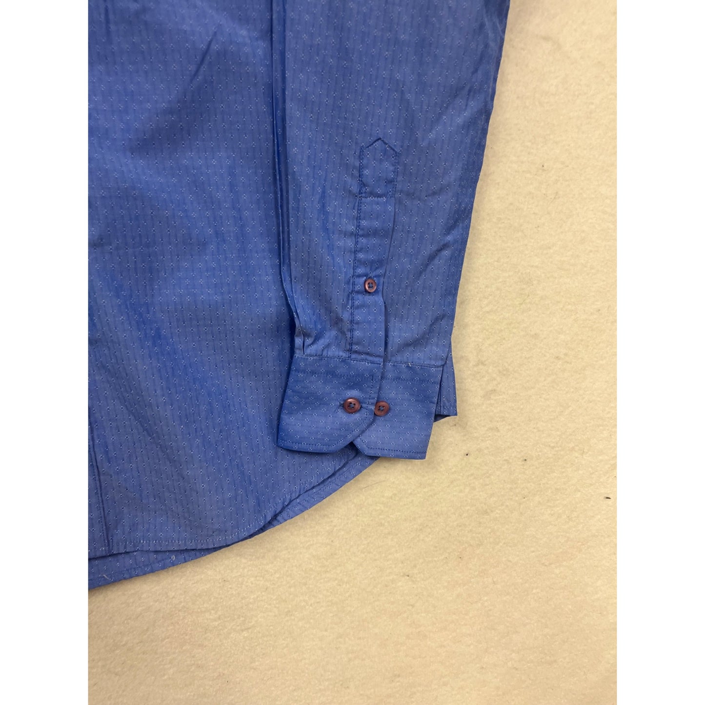 Peter England Premium Cotton Blend Slim Fit Shirt Blue #517A