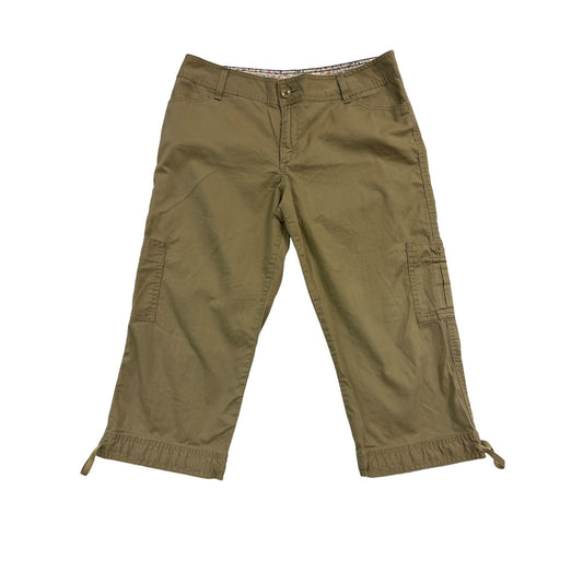 Women’s Tan Cargo Style Capris