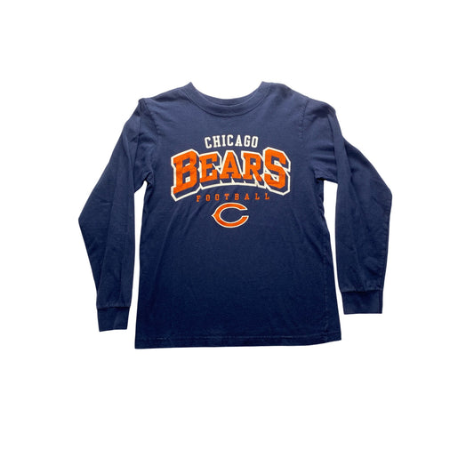 Chicago Bears Youth Large NFL Team Apparel Long Sleeve Navy T-Shirt #7309