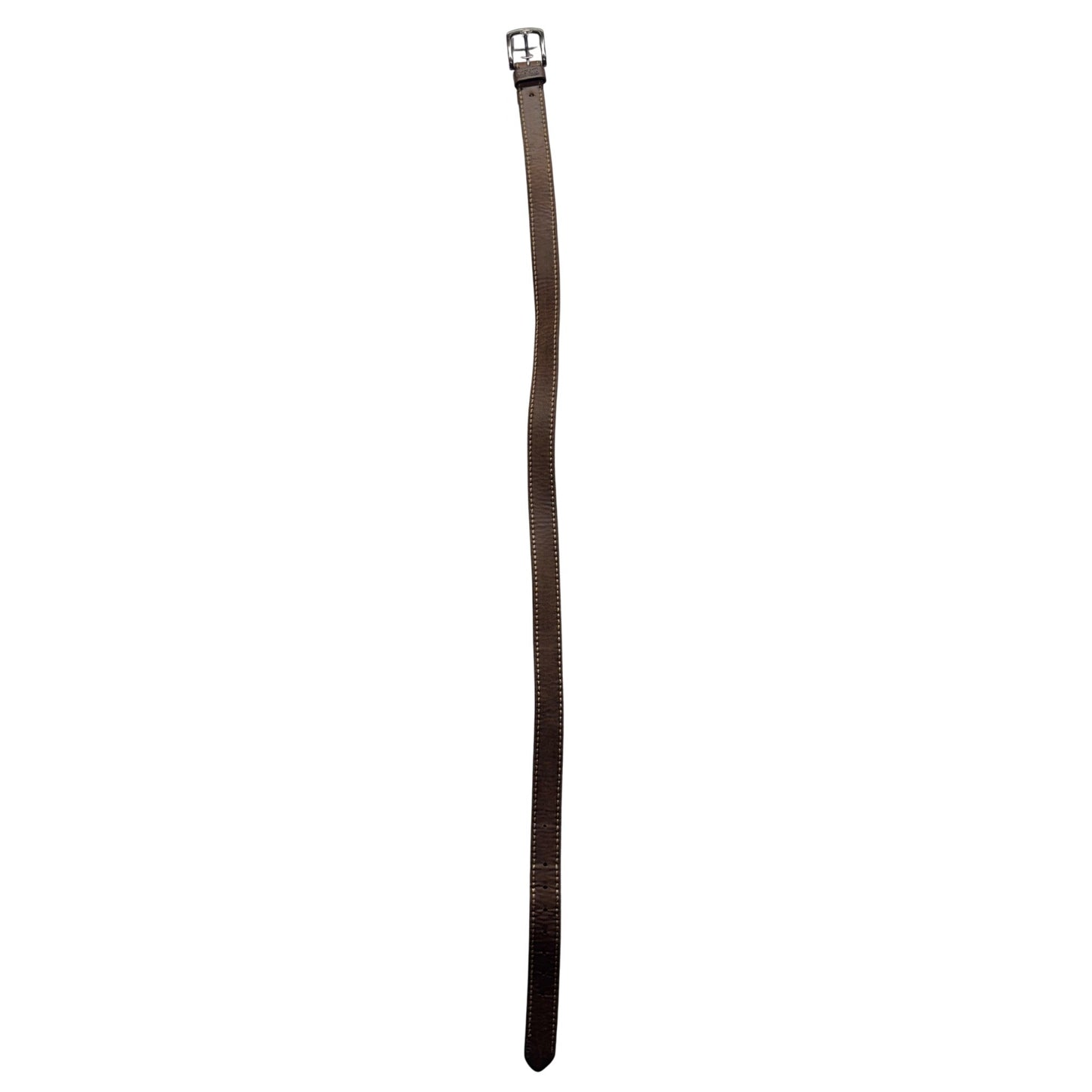 Premium Distressed Brown Leather Watch Strap With Detailed Stitching #69B