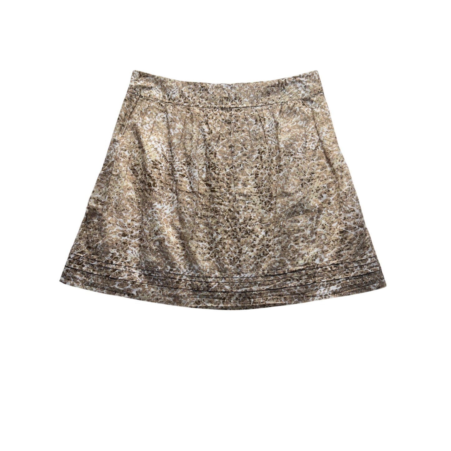 Ann Taylor Loft Size 10 Animal Print Cotton Skirt #197B