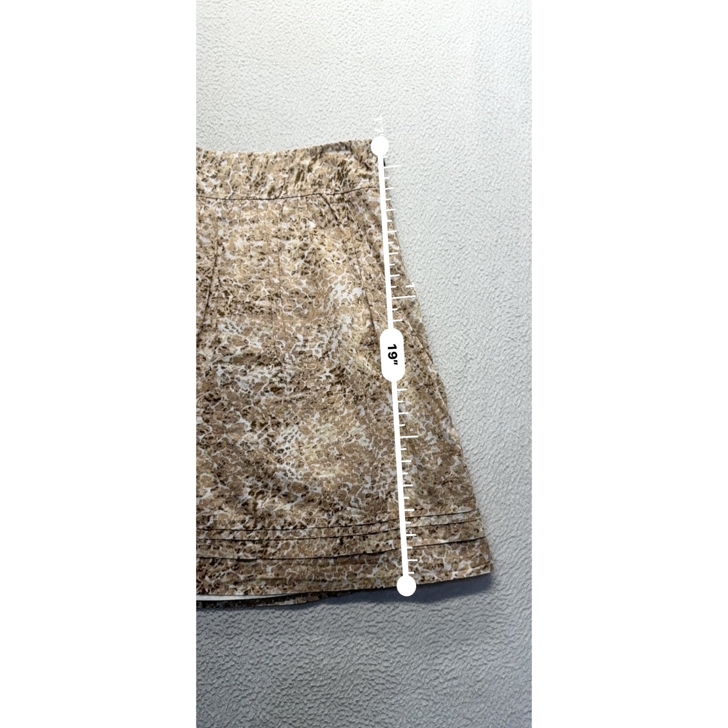 Ann Taylor Loft Size 10 Animal Print Cotton Skirt #197B