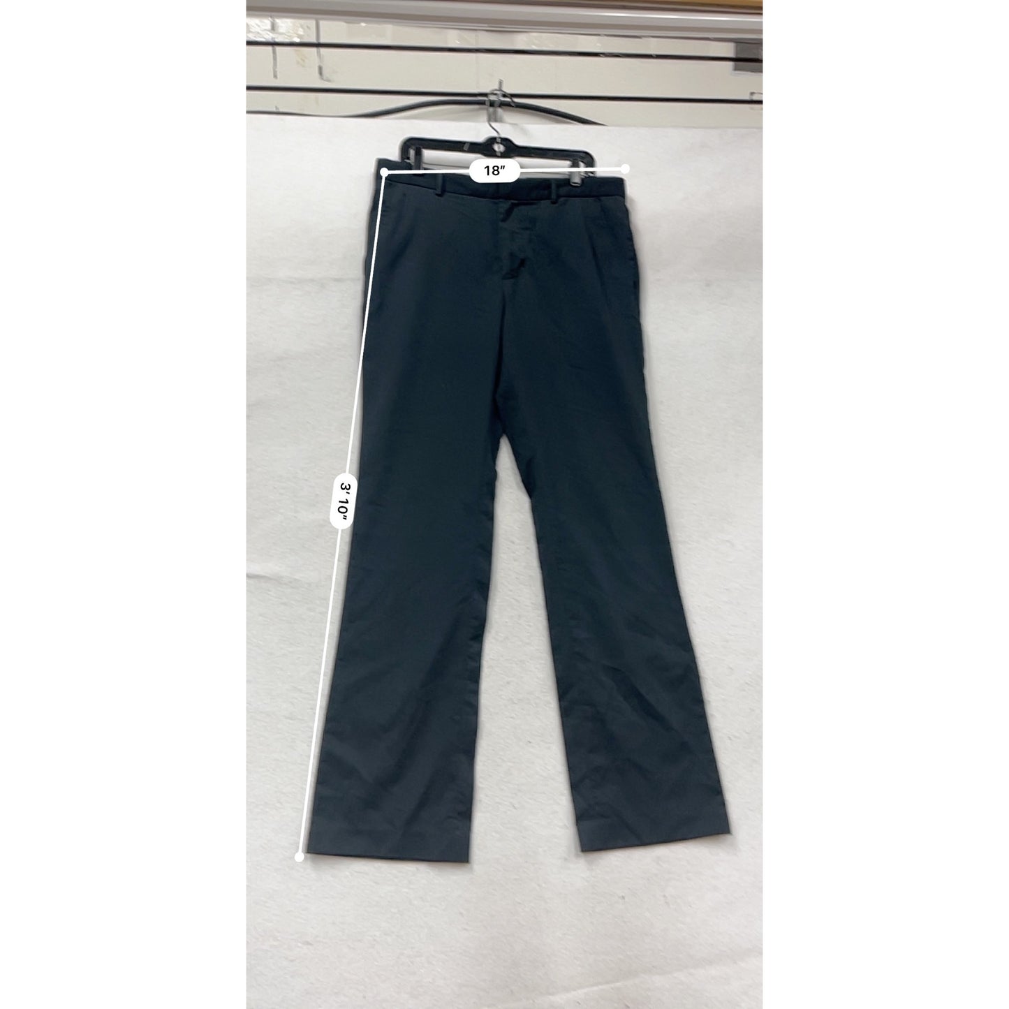 BKE Casuals Black Trousers 33L Straight Leg #600A