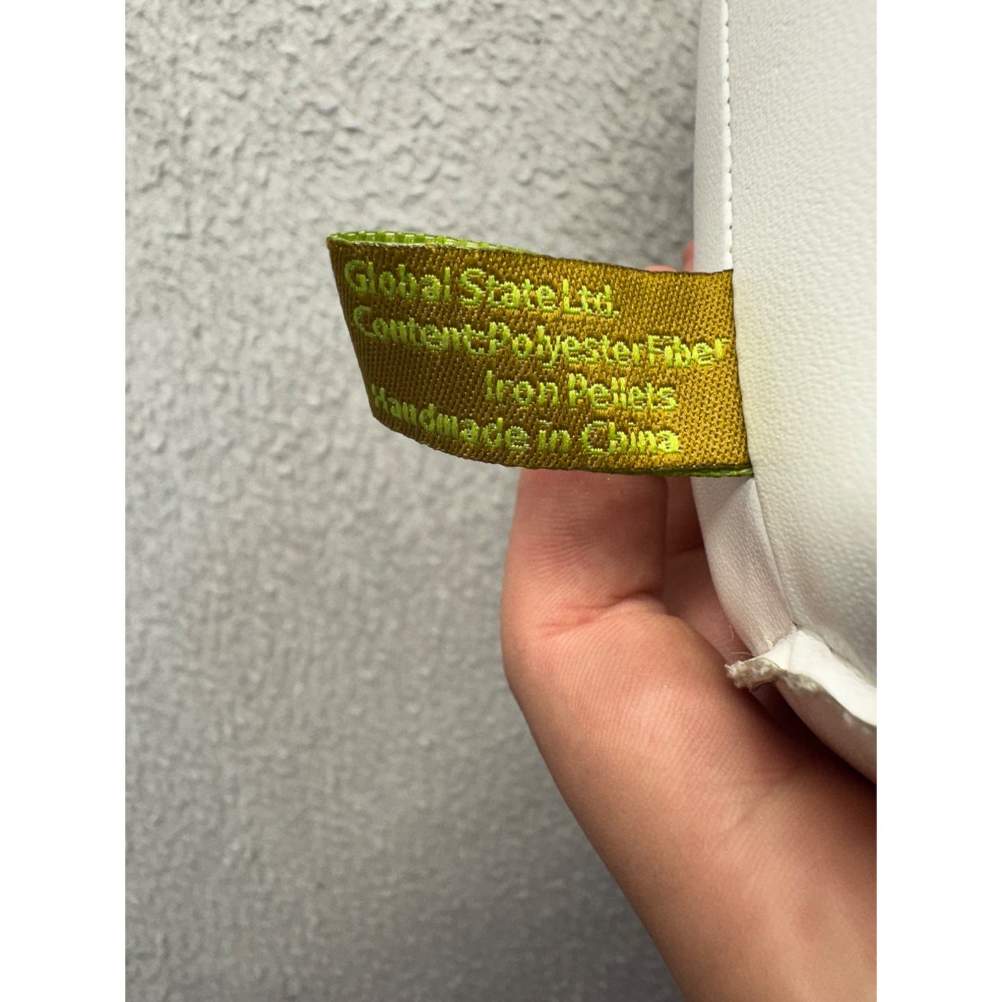 Züny Penguin Doorstop White Faux Leather Handmade Polyester Fiber Weighted 71B