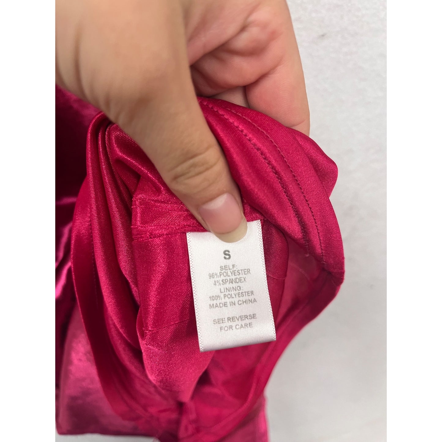 Kiss The Shade Small Pink Velvet Spaghetti Strap Slip Dress #227A