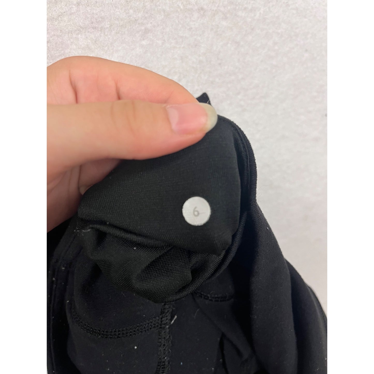 Lululemon Black Full-Length Yoga Leggings Size 6 #123A