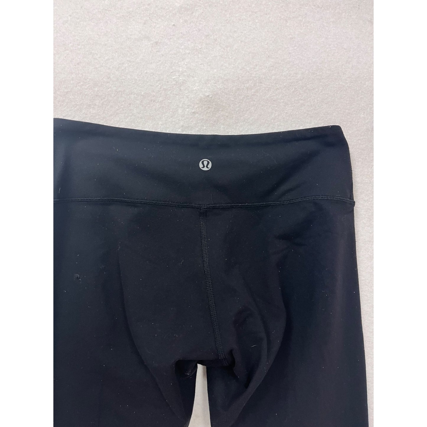 Lululemon Black Full-Length Yoga Leggings Size 6 #123A