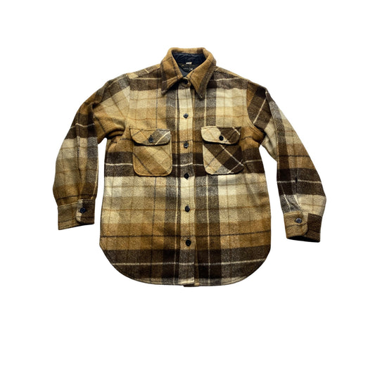 Vintage JCPenney Womens Medium Plaid Flannel Jacket #7203