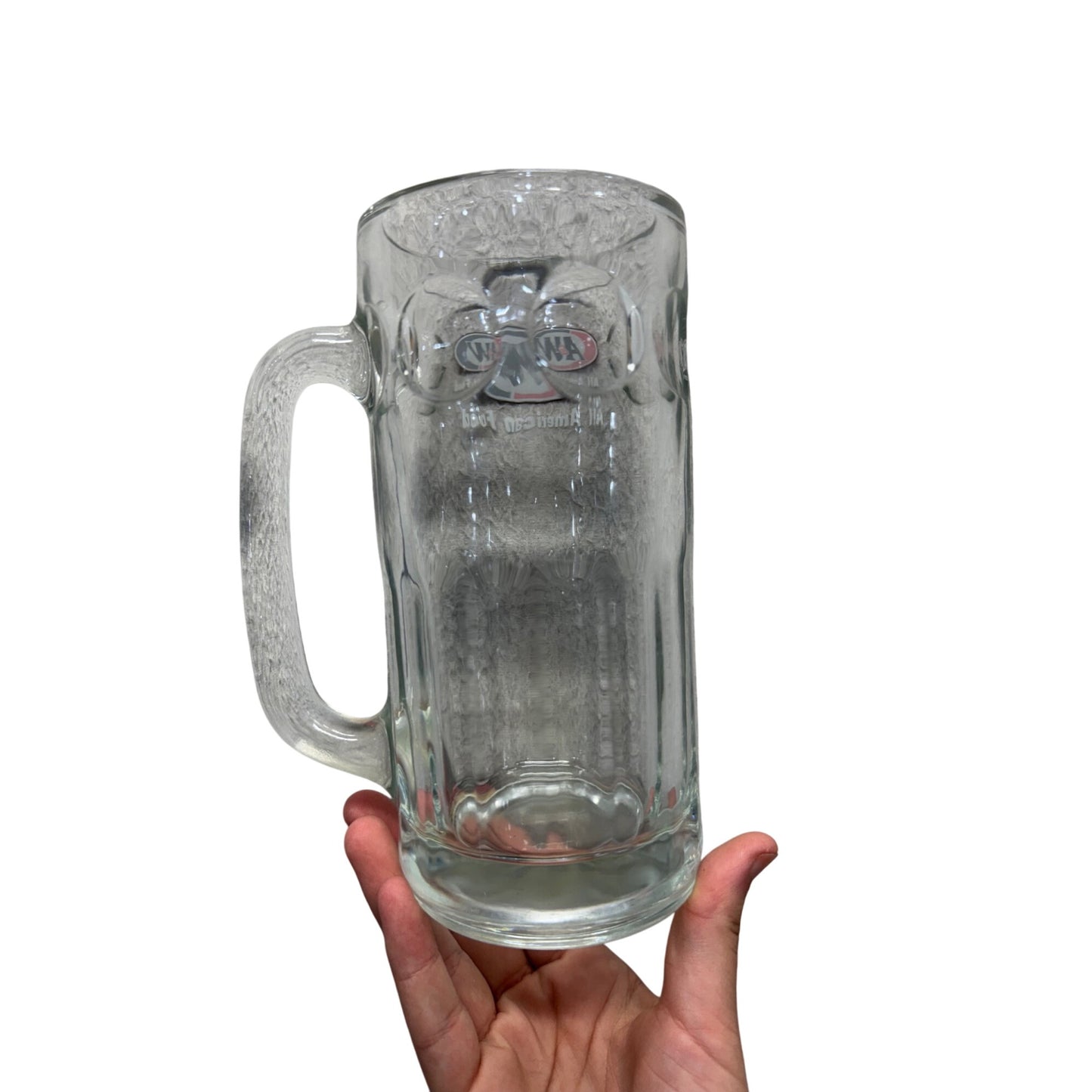 A&W 20 Oz Glass Mug With Handle Heavyweight Durable Design #123B