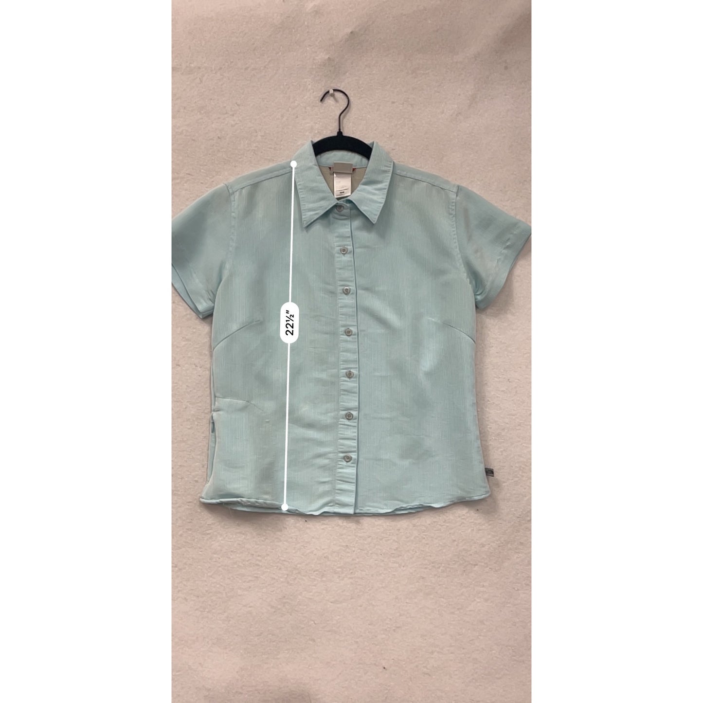 The North Face Button-Up Short-Sleeve Shirt M #8639