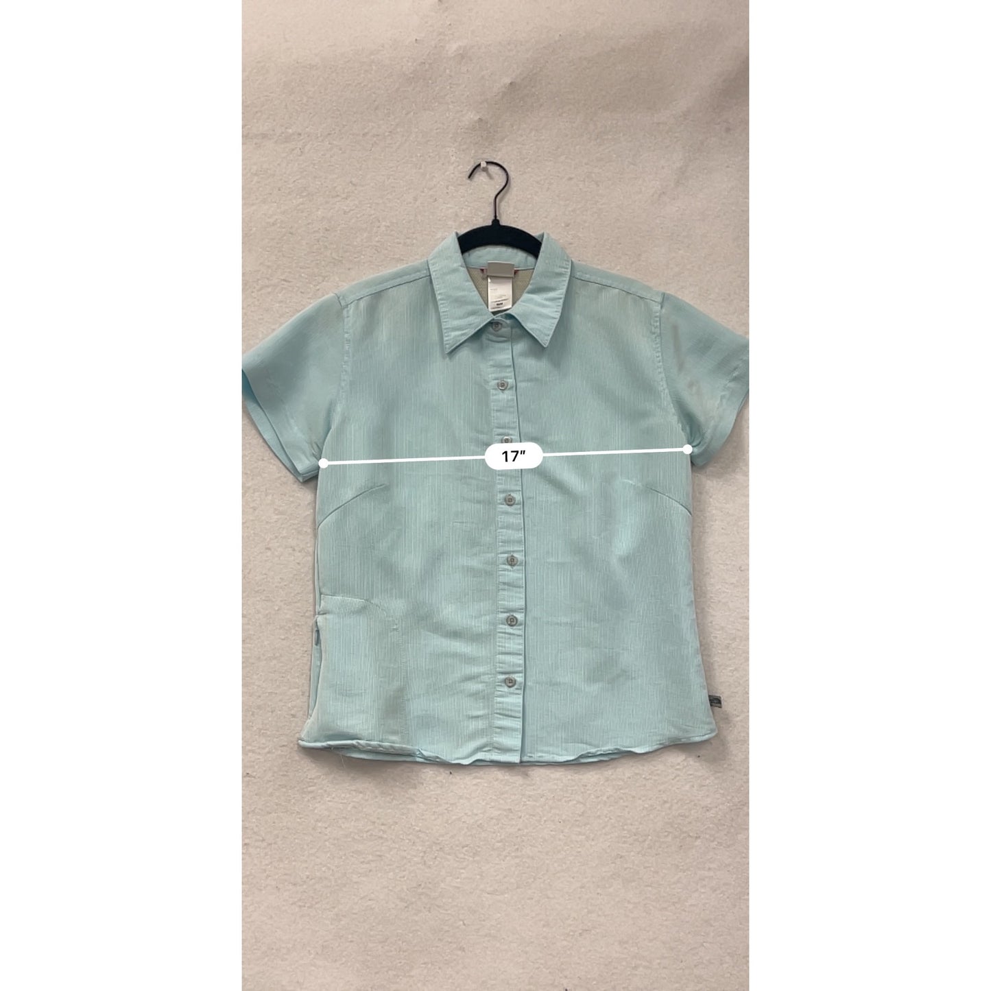 The North Face Button-Up Short-Sleeve Shirt M #8639