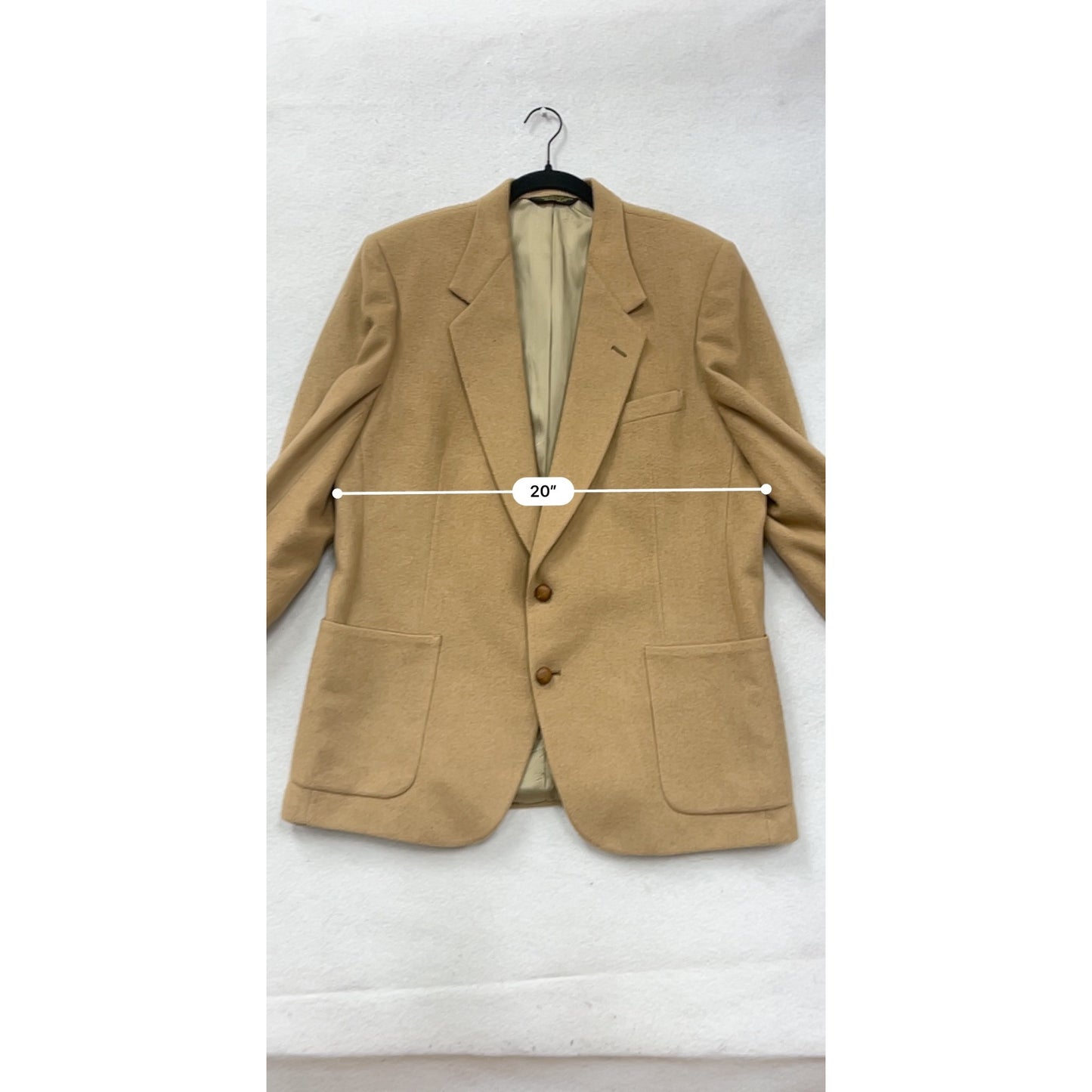 Nino Cerruti Camel Hair Wool Blazer Jacket Large #8955