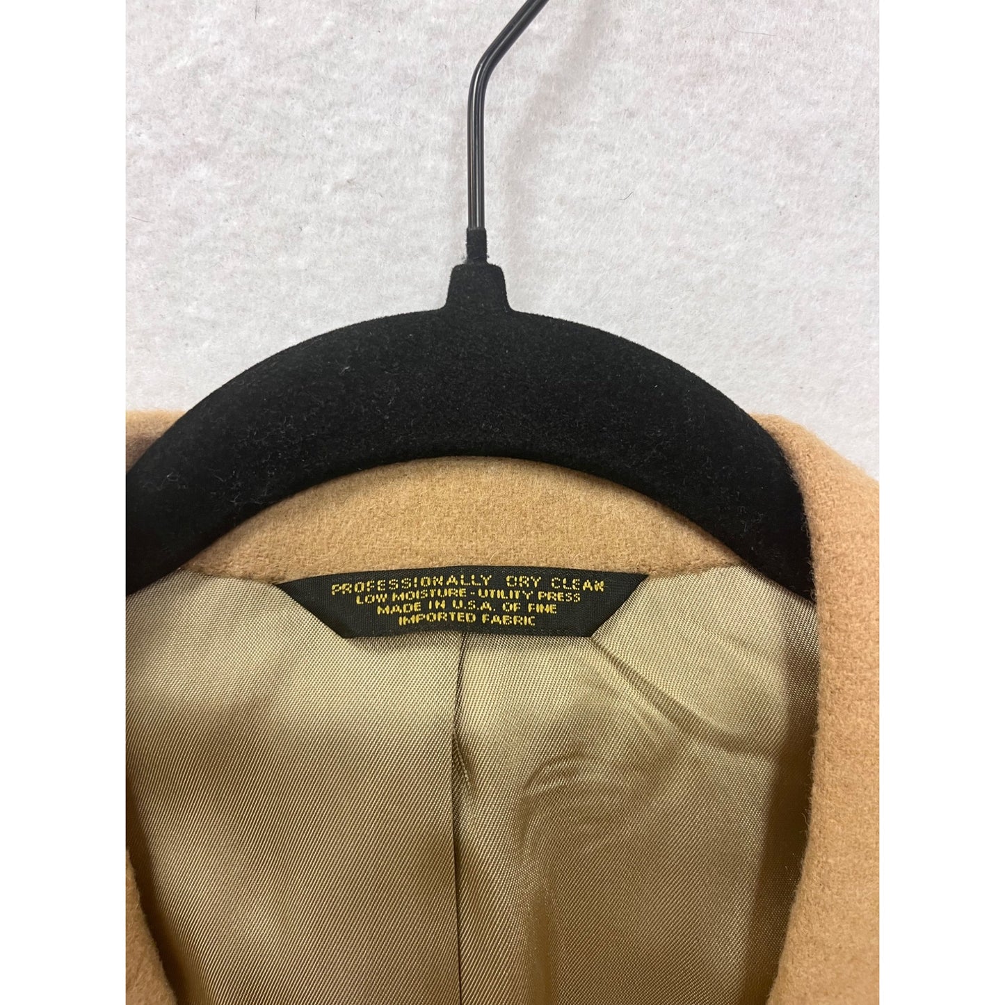 Nino Cerruti Camel Hair Wool Blazer Jacket Large #8955